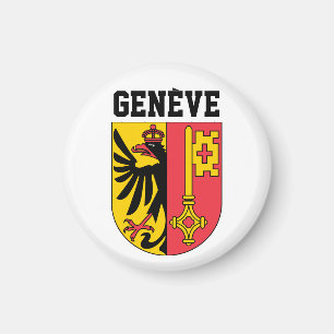 Genève, Schweiz - jackande av arm Magnet