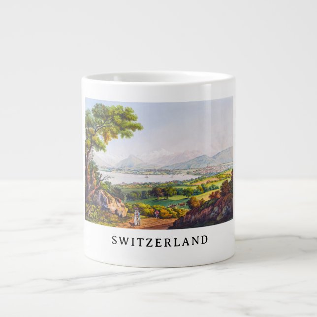 Genève, Schweiz Jumbo Mugg (Framsidan)