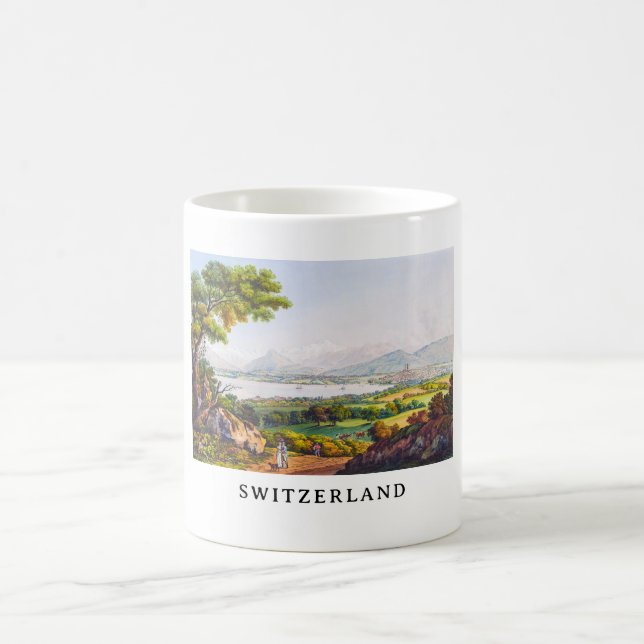 Genève, Schweiz Kaffemugg (Center)