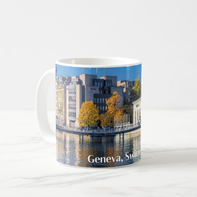 Genève, Schweiz Kaffemugg (Framsida vänster)