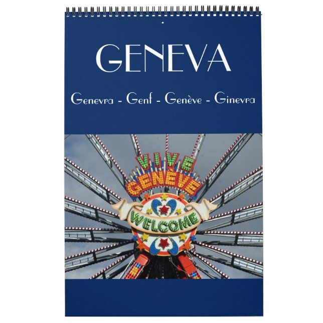 Geneve Schweiz Kalender (Omslag)