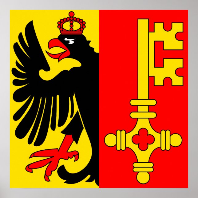 Genève, Schweiz Poster (Framsidan)