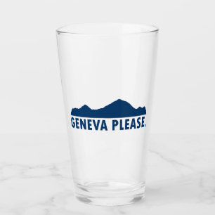 Genève Schweiz Snälla Glaskopp