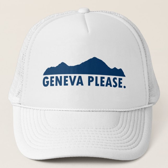 Genève Schweiz Snälla Keps (Framsida)
