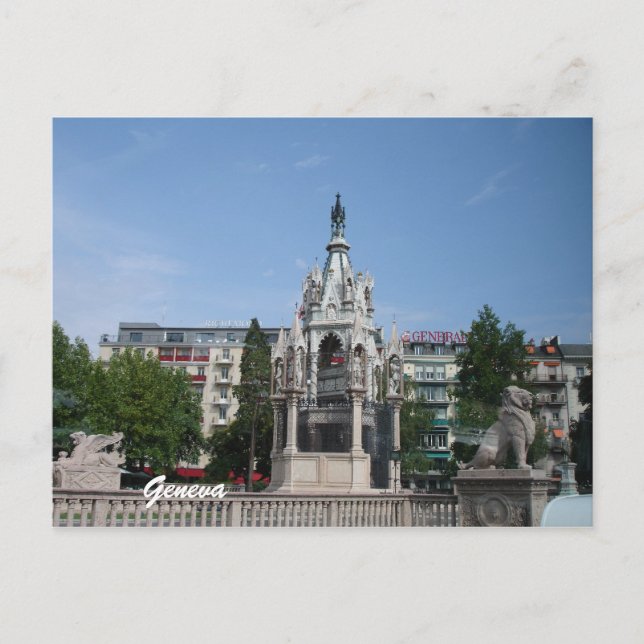 Genève, Schweiz Vykort (Framsida)