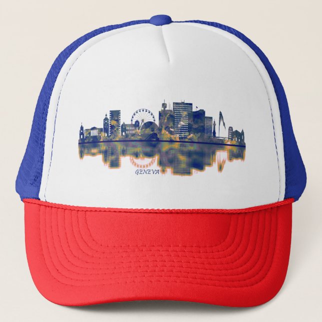 Genève Skyline Keps (Framsida)