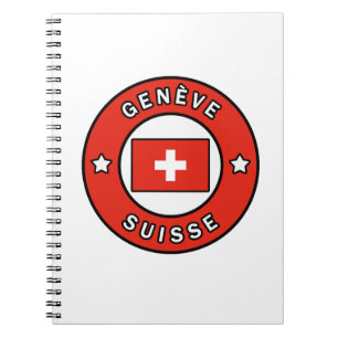 Genève Suisse Anteckningsbok