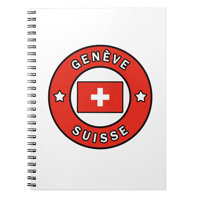 Genève Suisse Anteckningsbok (Framsidan)