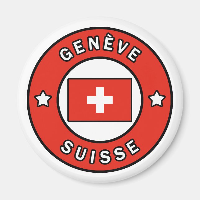 Genève Suisse Magnet (Framsidan)