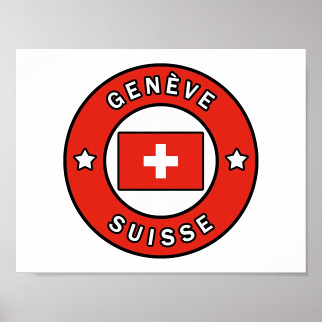 Genève Suisse Poster (Framsidan)