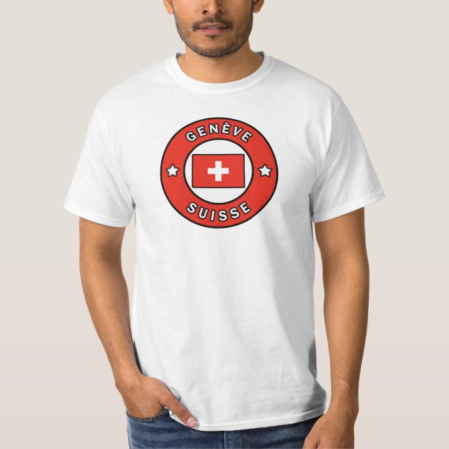 Genève Suisse T Shirt (Framsida)