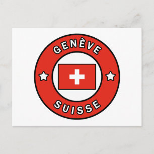 Genève Suisse Vykort