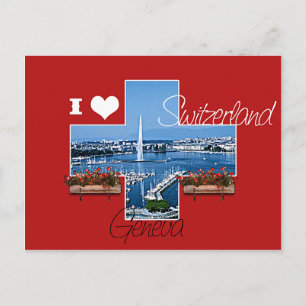 Genève - vykort