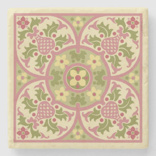 "Geneveive" Gothic Revival Blommigt Medallion Stenunderlägg
