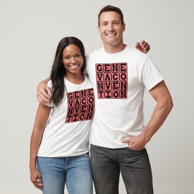 Genèvekonventionen, Krigsregler Tee Shirt (Unisex)