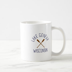 Genèvesjön Wisconsin Utomhus Vintage 1 Kaffemugg
