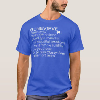 Genevieve Namn Genevieve Definition Genevieve Fema T Shirt