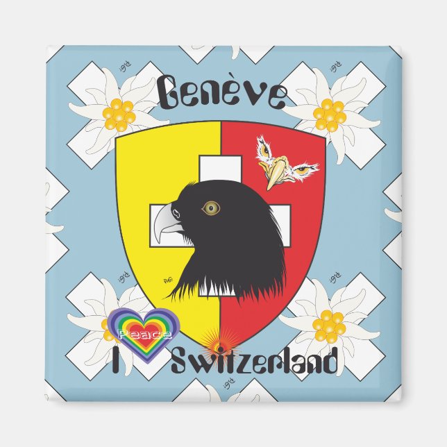 Genf, Genève, Ginevra, Genevra Magnet (Framsidan)