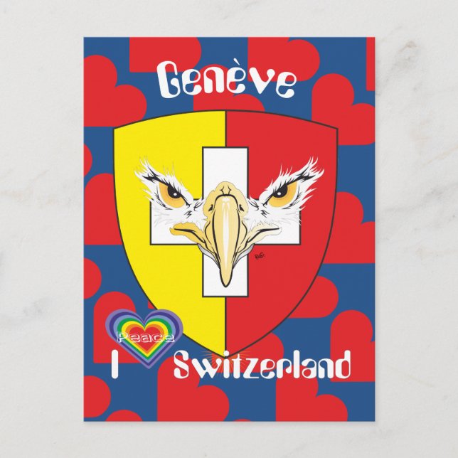 Genf - Genève Schweiz Postkarte Vykort (Framsida)