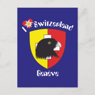 Genf - Genève Schweiz Postkarte Vykort