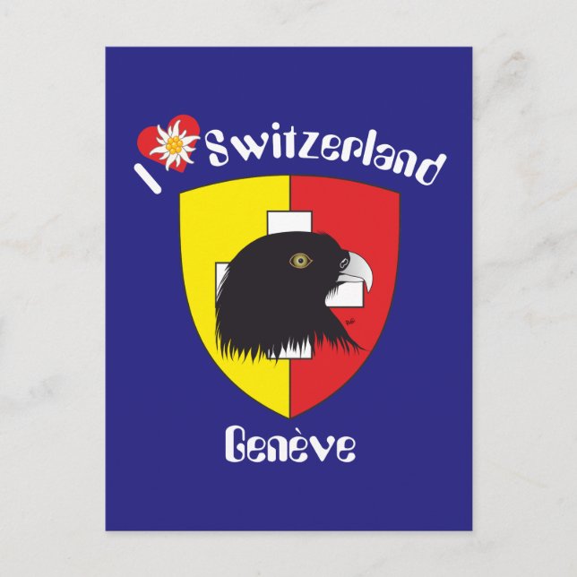 Genf - Genève Schweiz Postkarte Vykort (Framsida)