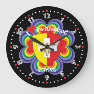 Genf/Genève Schweiz Suisse Svizzera Uhr Stor Klocka