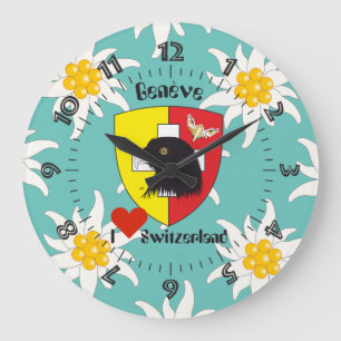 Genf/Genève Schweiz Suisse Svizzera Uhr Stor Klocka