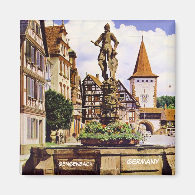 GENGENBACH, TYSKLAND MAGNET (Framsidan)