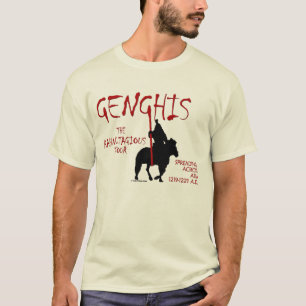 Genghis "Kahn-tagious" turnerar (den ljusa manar) Tee