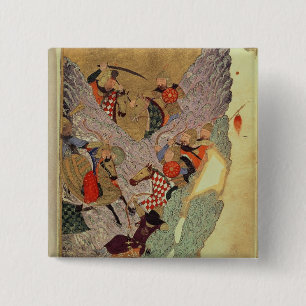Genghis Khan (c.1162-1227) som in slåss kinesen Knapp