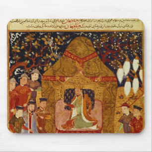 Genghis Khan i hans tält vid Rashid al-Buller Musmatta