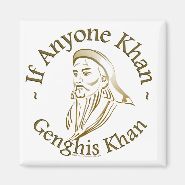 Genghis Khan Magnet (Framsidan)