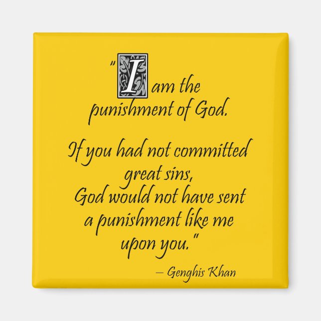 Genghis Khan.. Magnet (Framsidan)