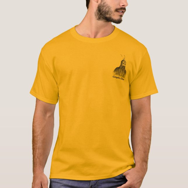 Genghis Khan/Mongolsskjorta Tee (Framsida)