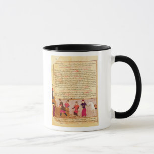 Genghis Khan och hans sons vid Rashid al-Buller Mugg