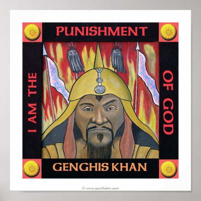 Genghis KHAN poster (Framsidan)