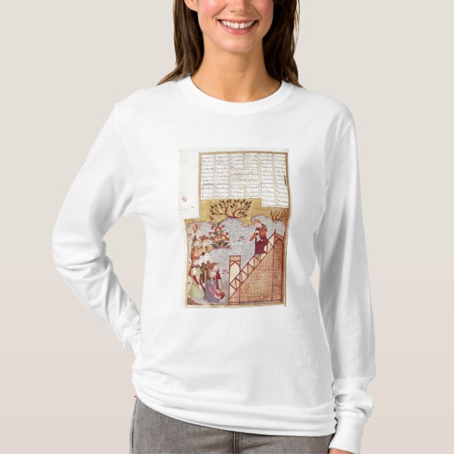Genghis Khan som tilltalar en congregation Tee (Framsida)