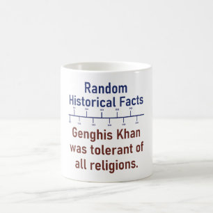 Genghis Khan var tolerant mot alla religioner - Hi Kaffemugg