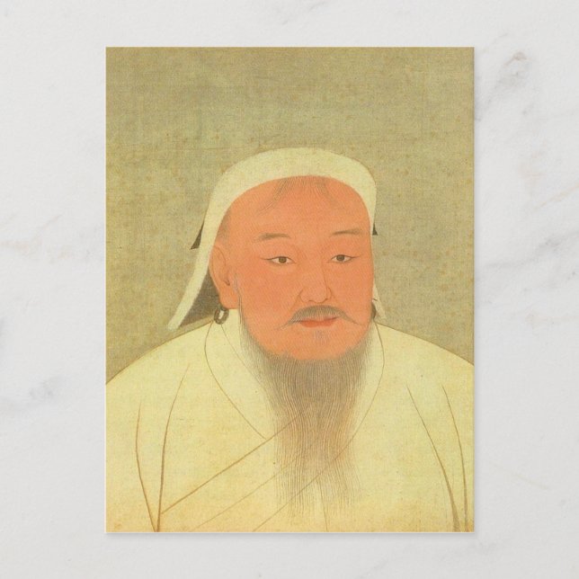 Genghis Khan Vykort (Framsida)