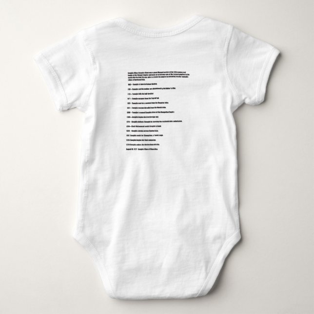 Genghis Khan World Tour Tee Shirt (Baksida)