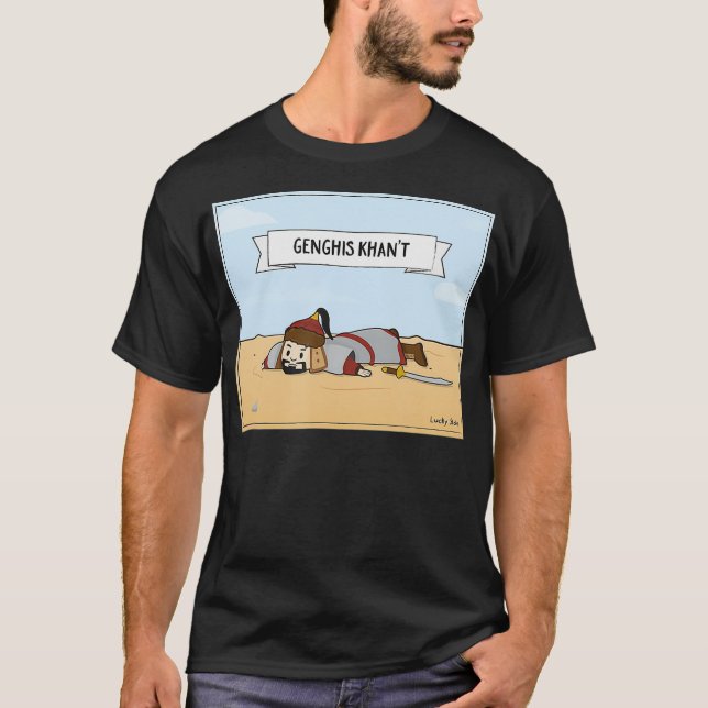 Genghis Khan't Genghis Khan T Shirt (Framsida)