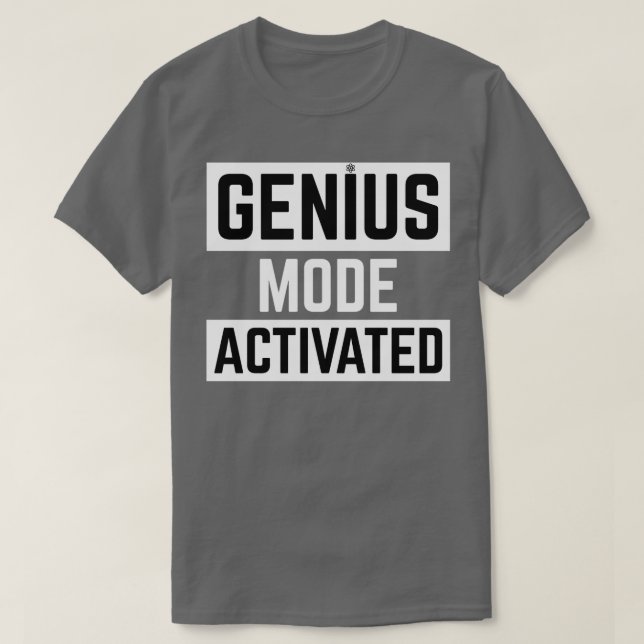 genialläge aktiverat Funny T Shirt (Design framsida)