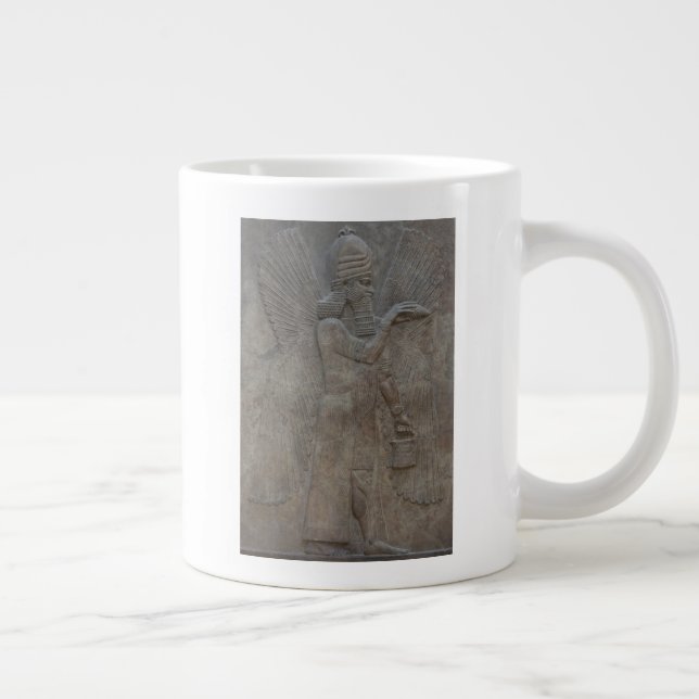 Genie Benisseur of Assyria an Mesopotamian gud Jumbo Mugg (Höger)