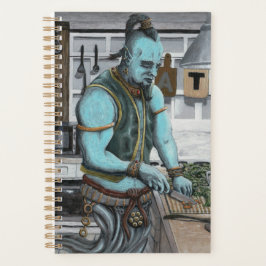 Genie Cooking Kitchen Magic Fantasy Art Planner