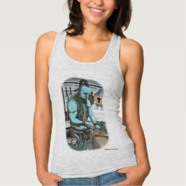 Genie Cooking Kitchen Magic Fantasy Art Shirt Linne Med Racerback