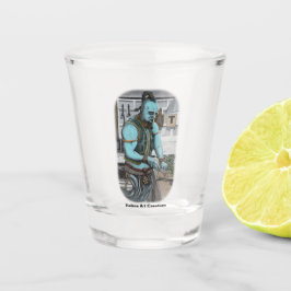 Genie Cooking Kitchen Magic Fantasy Art Shot Glass