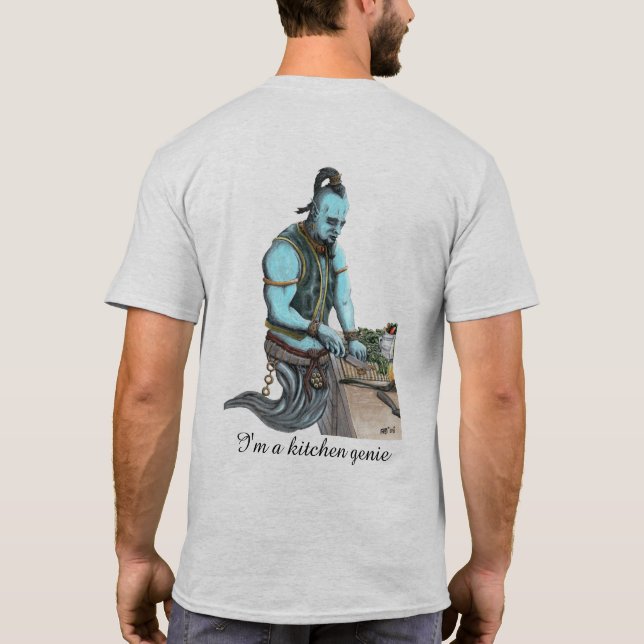 Genie Cooking Kitchen Magic T-Shirt (Baksida)