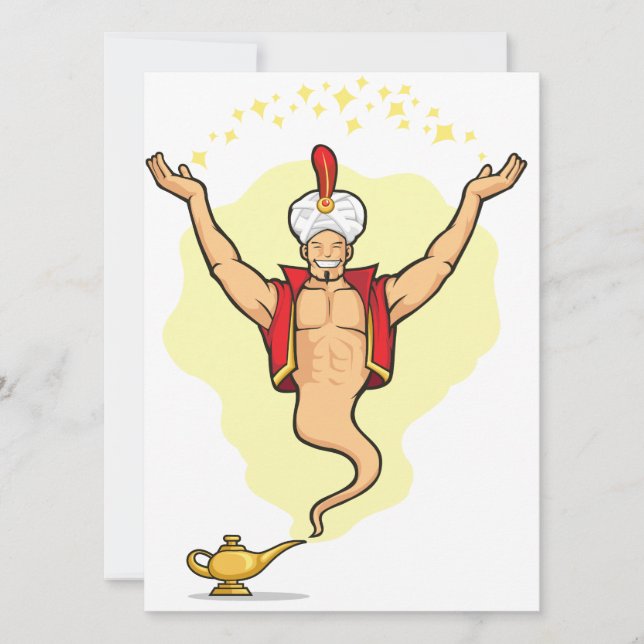 Genie Granting Wish (Framsida)