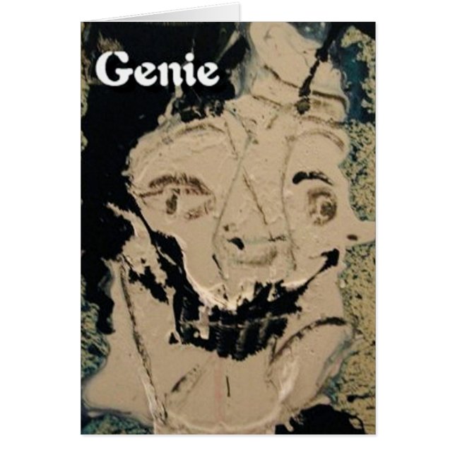 GENIE HÄLSNINGSKORT (Framsidan)