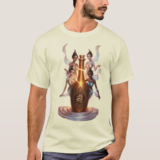 Genie Magic: Mystical Spirits Unleased T Shirt (Framsida)